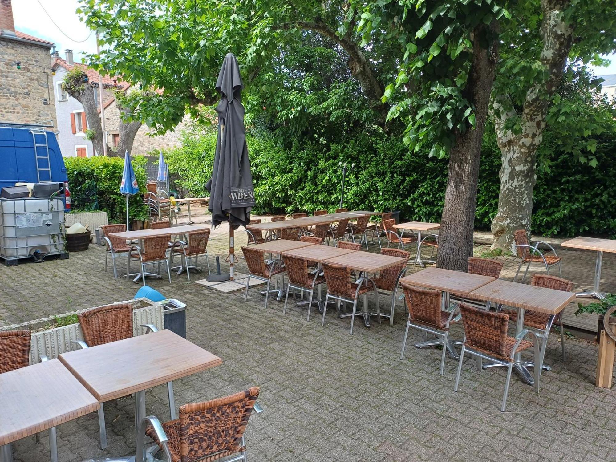 Auberge Des Platanes Villevocance 外观 照片